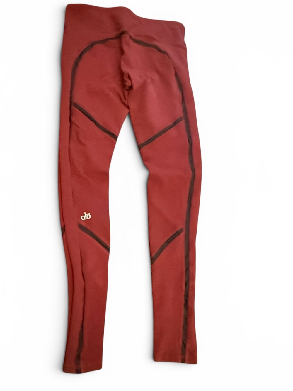Alo Leggings High-Waist Burgundy Leggings Alo Yoga